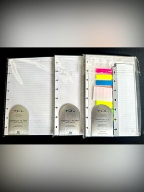 TUL Junior Size Discbound Starter Kit Pack + 2 Lined Refill Packs - NEW & SEALED